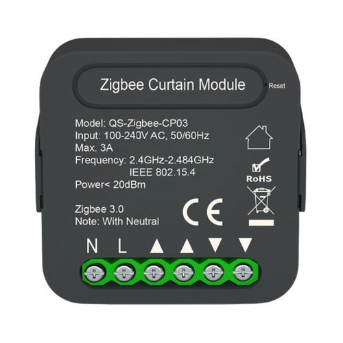 Module Interrupteur Pour Volet Roulant Zigbee + Passerelle Zigbee - Unit / Zigbee