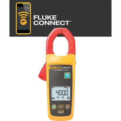 Module Pince De Courant Ac Sans Fil Fluke Connect Lcd Cat Iii 600 V Fluke Flk-A3000 Fc