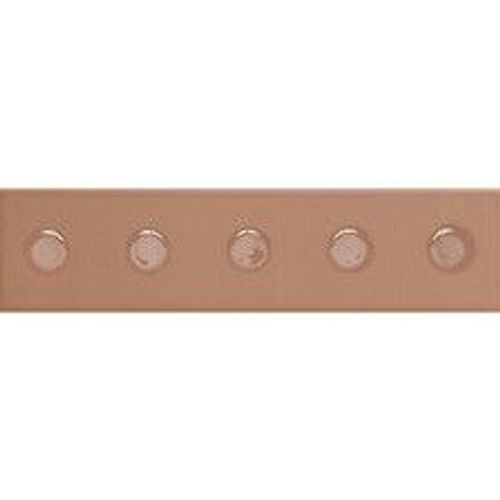 Modulo Tondi Mattone - 5,6x23,2 Cm - Carrelage  Relief Uni Terracotta