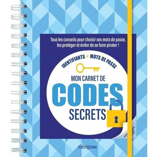 Mon Carnet De Codes Secrets    Format Grand Format 