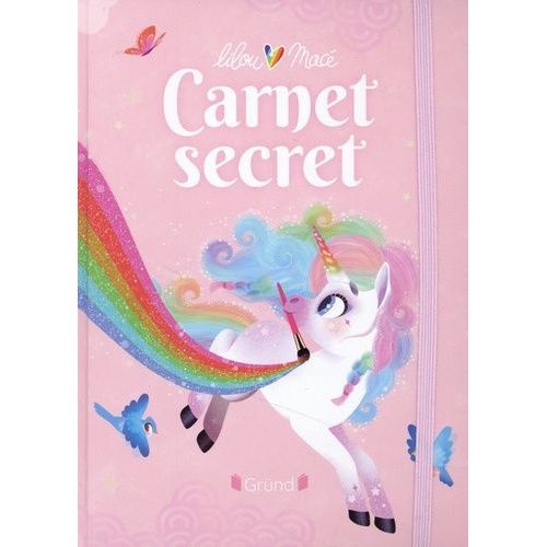 Carnet Secret Lilou & Mac Licorne   de Mac Lilou  Format Beau livre 