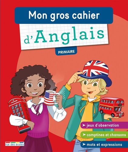 Mon Gros Cahier D Anglais Primaire Soutien Scolaire Parascolaire Rakuten