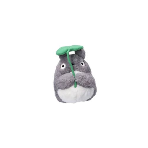 Mon Voisin Totoro - Peluche Nakayoshi Big Totoro Avec Feuille 21 Cm