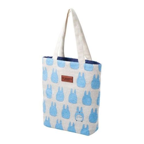 Mon Voisin Totoro Sac Shopping Silhouette Totoro Bleu