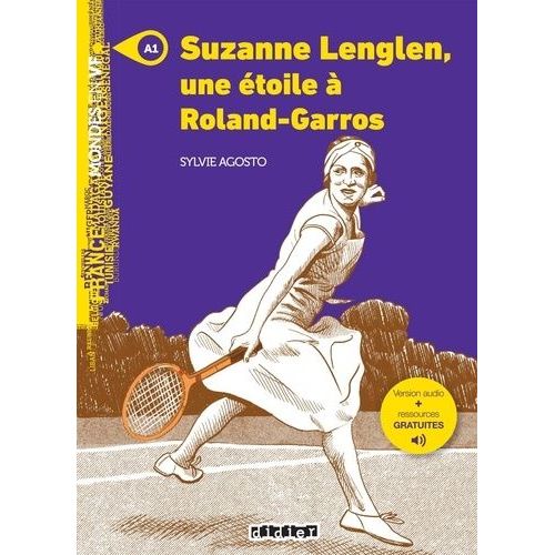 Suzanne Lenglen, Une toile  Roland Garros - A1    Format Poche 