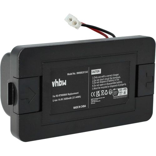 MONDODIGITALE-Batterie Remplacement Pour Rowenta Rs-Rt900866 Pour Robot lectromnager Noir (2600Mah, 14,4V, Li-Ion)