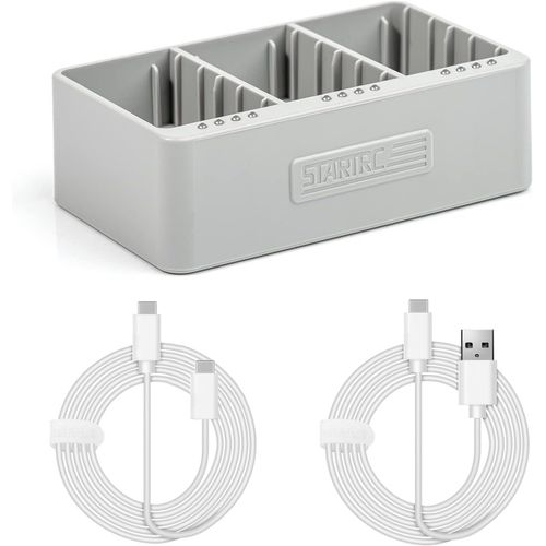 Mondodigitale-Chargeur Batterie Pour Dji Mini 4 Pro/3/3 Pro Hub De Charge Bidirectionnel Charge Trois Batteries En Squence Mavic Mini 4/3 Series Accessoires De Chargeur De Drone