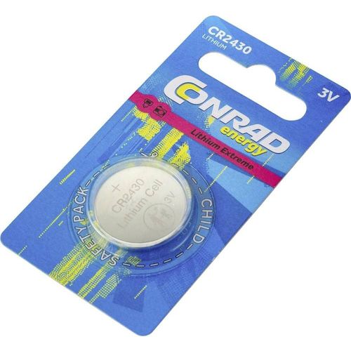 Mondodigitale-Cr2430 Pile Bouton Lithium Cr 2430 290 Mah 3 V