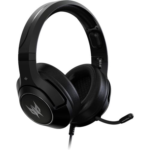 MONDODIGITALE-Galea 350, Casque Gaming, Avec Cble 3,5 Mm Jack, Driver Audio 50 Mm, Impdance 32 Ohm, Puissance 20Mw, Bande Rglable, Microphone Rtractable Unidirectionnel, Contrle Du Volume, Noir