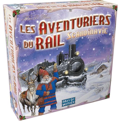 Mondodigitale-Les Aventuriers Du Rail: Scandinavie-Version Franaise Indpendante-Jeu De Socit Pour Enfants Ds 8 Ans-Jeu De Stratgie Famille-2  3 Joueurs-30  60 Min-Days Of Wonder