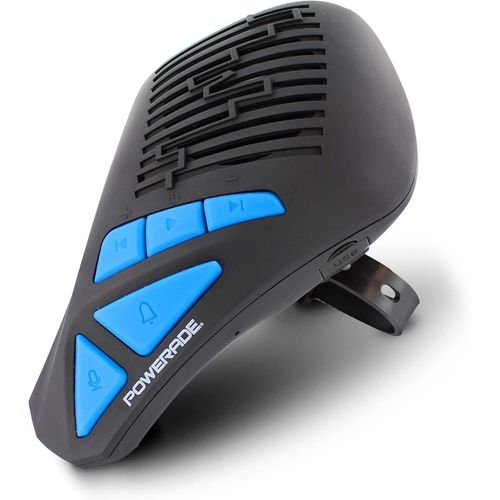 MONDODIGITALE-Powerade 477078 Enceinte Portable Bluetooth 5 W Pour Vlo Avec Fonction Mains-Libres Et 15 H D'Autonomie, Splashproof, Sonnette-Noir
