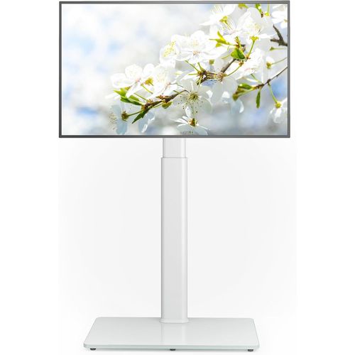 MONDODIGITALE-Support Tv Universel Avec Support Pivotant  70 Degrs, Hauteur Rglable  9 Niveaux, Design D'conomie D'Espace Pour La Plupart Des Tlviseurs Lcd De 27  60 Pouces, Led Oled, Parfait Pour Les Coins