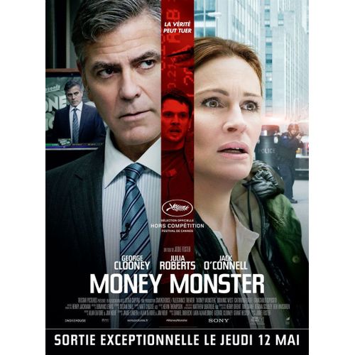 Money Monster - 2016 - George Clooney - Julia Roberts - Jodie Foster - 116x158 Cm - Affiche Cinema Originale