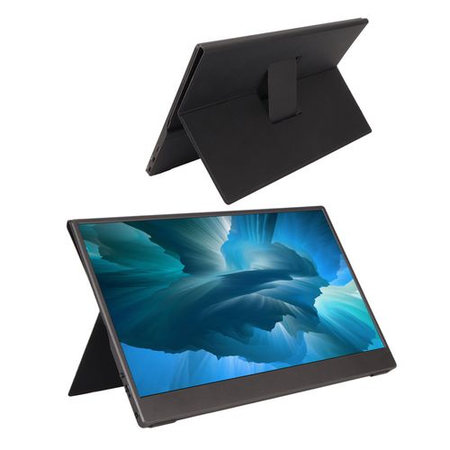 Moniteur d'ordinateur portable 14 pouces FHD 1080P HDR IPS moniteur de jeu externe avec mini interface multimédia HD haut-parleurs de port USB C pour prise Xbox US