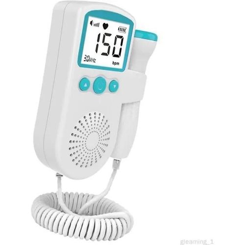 Moniteur De Frquence F?tale Doppler  Domicile - Bb Vert - Haute Performance - 3 Modes Doppler