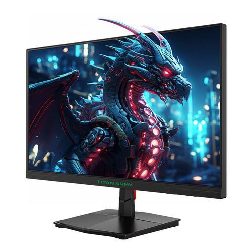 Moniteur de jeu TITAN ARMY P2510H, panneau LCD rapide HVA 24,5'', 1920*1080, taux de rafrachissement de 240 Hz, 1 ms GTG, HDR10, 99 % sRGB, synchronisation adaptative, OD dynamique