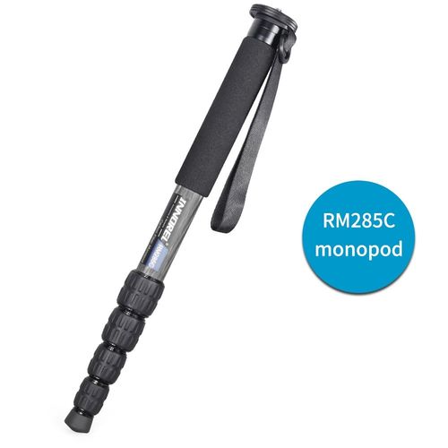 Monopode RM285C - Monopode professionnel en Fiber de carbone, pour Canon, Nikon, Sony, appareil photo DSLR, camscope vido, support de photographie  5 sections