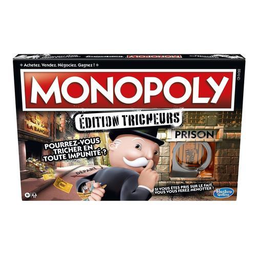 Monopoly : dition Tricheurs, Jeu De Plateau Pour Les Joueurs,  Partir De 8 Ans