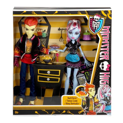 Poupes Monster High Duo Abbey Bominable Et Heath Burns