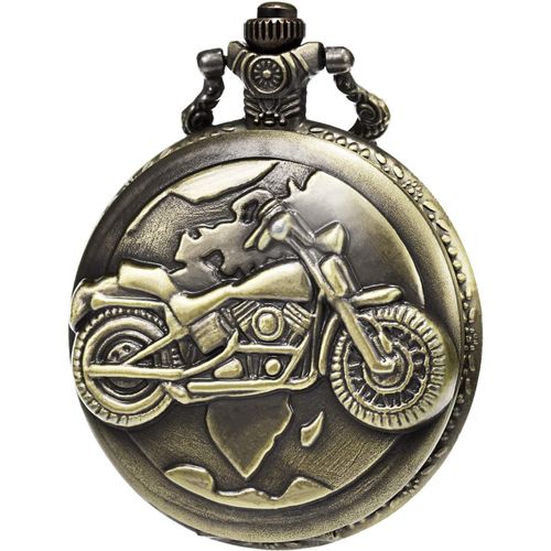 Montre  Gousset  Quartz Pour Homme Avec Botier Argent 3d Et Chiffres Arabes