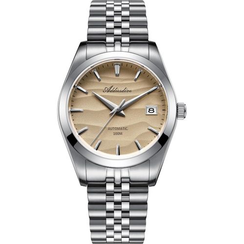 Montre Automatique Pour Homme Nh35a Mouvement Mcanique Analogique Verre Saphir Jaune Blanc Bleu Cadran 39 Mm[Q2164]