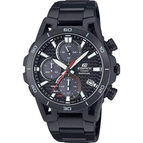 Montre Casio - Hommes - Efs-S640dc-1avuef - Noir Acier Inoxydable - 10 Atm - Quartz - Verre Saphir - Analogique