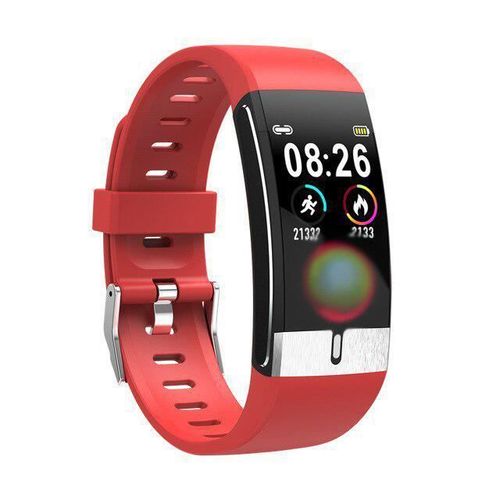 Montre Connecte Intelligente Ecg & Temprature, Ip68 tanche Cardiofrquencemtre Bracelet Fitness Tracker D?Activit Pour Hommes E