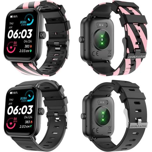 Montre ConnectE Intelligentes Femme Homme, Smartwatch Tanche Ip68 Avec Alexa IntGrE, 100 Modes De Sport,Moniteur De FrQuence Cardiaque, PodomTre, Tracker Fitness Montre Pour Android Ios