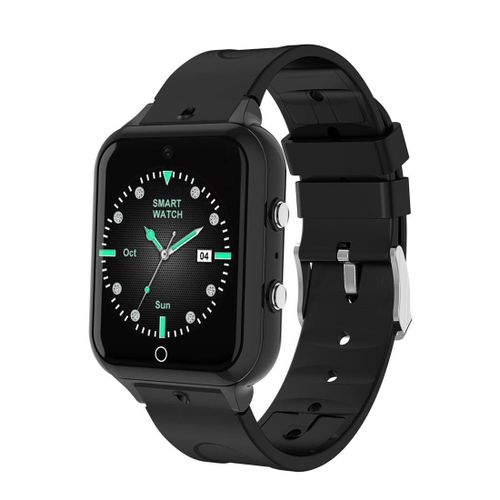 Montre Connecte 4g Tout-Netcom Gps Musique 8 Modes Sport Sant 1go+16go 2mp Noir Yonis