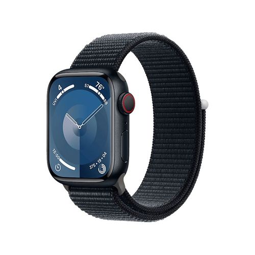Apple Watch Series 9 Gps + Cellular - Botier Aluminium 41 Mm Minuit - Bracelet Boucle