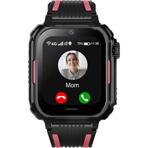 Montre Connecte Enfant Gps 4g Montre Telephone tanche Avec Wifi Appel Vido Sos Mode Classe Notification De Vibration Smartwatch Enfant Cadeaux Pour 5-12 Garons Filles[X1719]