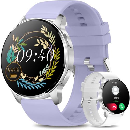 Montre Connecte Femme Avec Appel Bluetooth Assistant Vocal,1.32