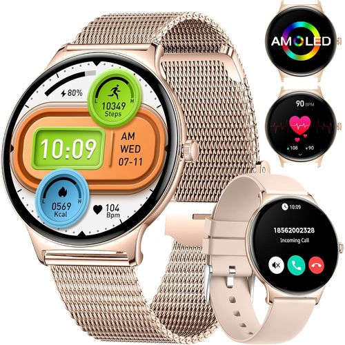 Montre Connecte Femme Avec Surveillance Du Mouvement, 1.43