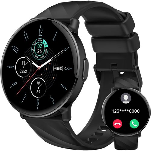 Montre Connecte Femme Homme, 1,39\U201c Smartwatch Avec Appels Bluetooth Et Notifications, Montre Connectee Avec 112+ Modes Sportifs, Moniteur De Cardio Et Podomtre, Montre Sport Pour Android Ios,