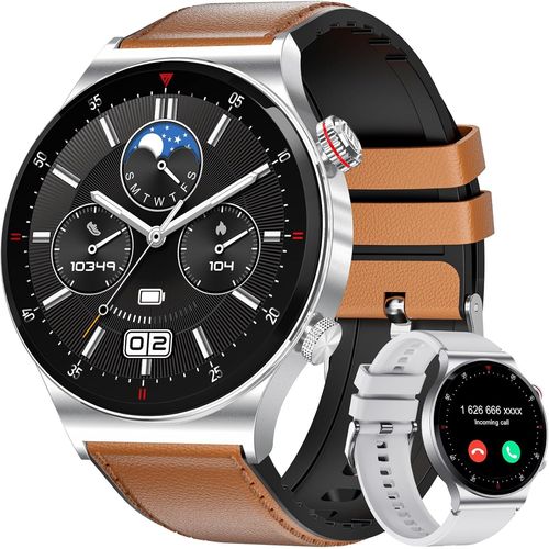Montre Connecte Homme, Appel Bluetooth Et Assistant Vocal, 1,43