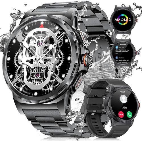 Montre Connecte Homme Avec Fonction Tlphone Pour Android Ios, 1,43