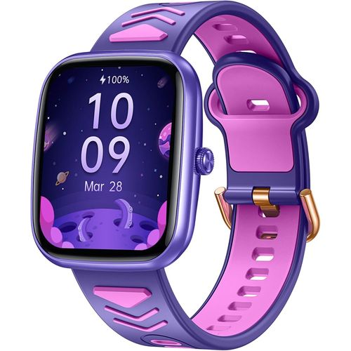 Montre Connecte Pour Enfant Fille Garcon Smart Watch Avec Appel Bluetooth Tracker D'activit Bracelet Intelligent Avec Podometre Moniteur Sommeil Rveil Au Poignet Smartwatch Compatible Android Ios