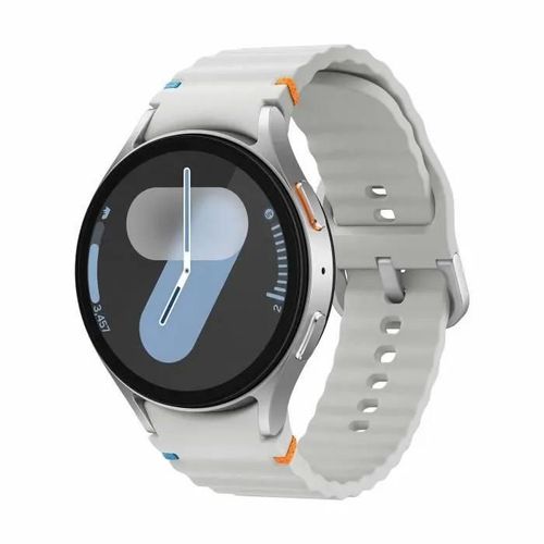 Montre Connectée Samsung Galaxy Watch7 - Boîtier 44 mm avec bracelet sport caoutchouc taille M/L - Argent - Bluetooth