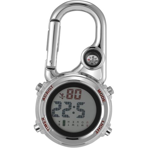 Montre De Poche Extrieur Mini Montre Mousqueton Montre Gousset D'escalade Boderry Montre De Sport Pour Hommes Montre Gousset  Dos Montre  Dos En Acier Inoxydable Silver
