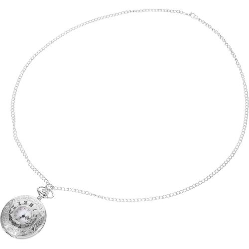 Montre De Poche Montres Montre Homme Collier De Chane De Montre Collier Pour Hommes Goodies Noel Ice Watch Retro Montre Pendentif Montre Gousset Ancienne Acier Inoxydable Silver