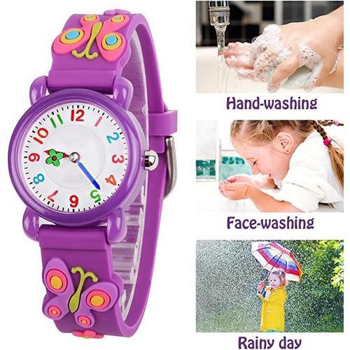 Montre Enfant Garcon Fille Montre Enfant Fille pour 3-10Ans,Montre ...