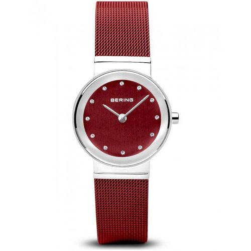 Montre Femme Bering Milanais Rouge Petit Modle