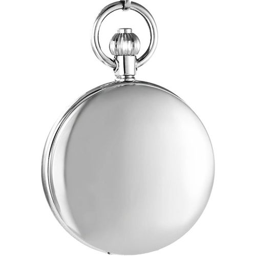 Montre Gousset Mcanique Automatique Avec Miroir Et Phases Tourbillon Et Lune - tanche - Noir Argent - Numrique - Mcanique, Noir , Moderne