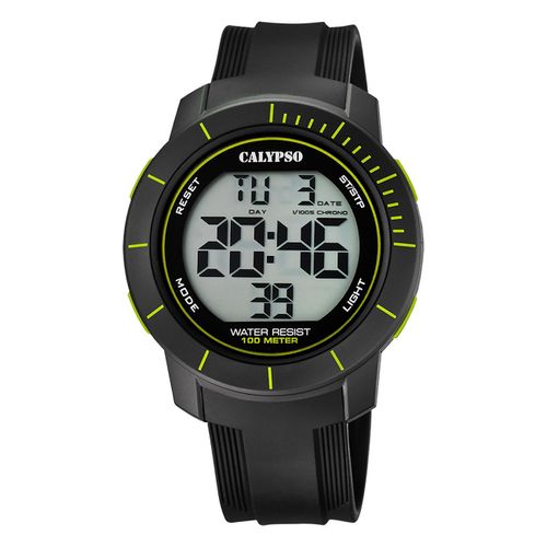 Montre Homme Calypso Caoutchouc Noir Montre-Bracelet Numrique Calypso Uk5839/1