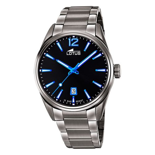 Montre Homme Lotus Acier Inoxydable Gris Montre-Bracelet Lotus Classic Ul18684/6