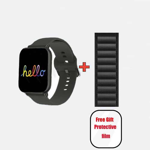 Montre Intelligente Srie 10 Pour Hommes Et Femmes,Hello Plum,H15 Pro,Amoled,1 Go,Message,Chatgpt,Musique Locale,Photo,Ablum,Android,Ios - Type Black-Bhh
