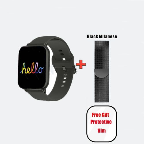Montre Intelligente Srie 10 Pour Hommes Et Femmes,Hello Plum,H15 Pro,Amoled,1 Go,Message,Chatgpt,Musique Locale,Photo,Ablum,Android,Ios - Type Black-Bml