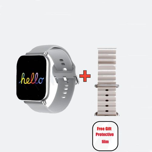 Montre Intelligente Srie 10 Pour Hommes Et Femmes,Hello Plum,H15 Pro,Amoled,1 Go,Message,Chatgpt,Musique Locale,Photo,Ablum,Android,Ios - Type White-Wgj