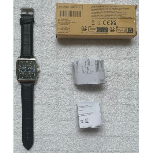 Montre Quartz Aiguilles - Bracelet Cuir Synthtique 