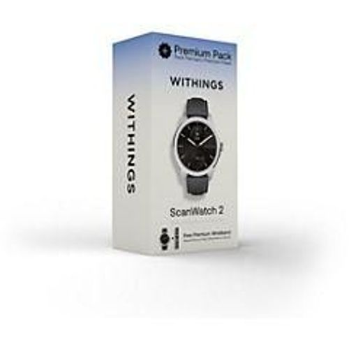 Montre Sant Withings Scanwatch 2 42mm Noire + Bracelet Cuir